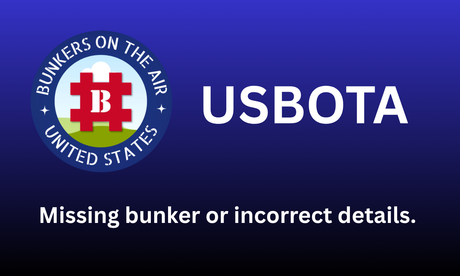 Missing bunker, incorrect details?